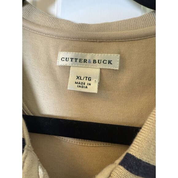 Cutter & Buck Tan Note Dame Fighting Irish Cotton Youth Polo Size XL - Picture 4 of 11